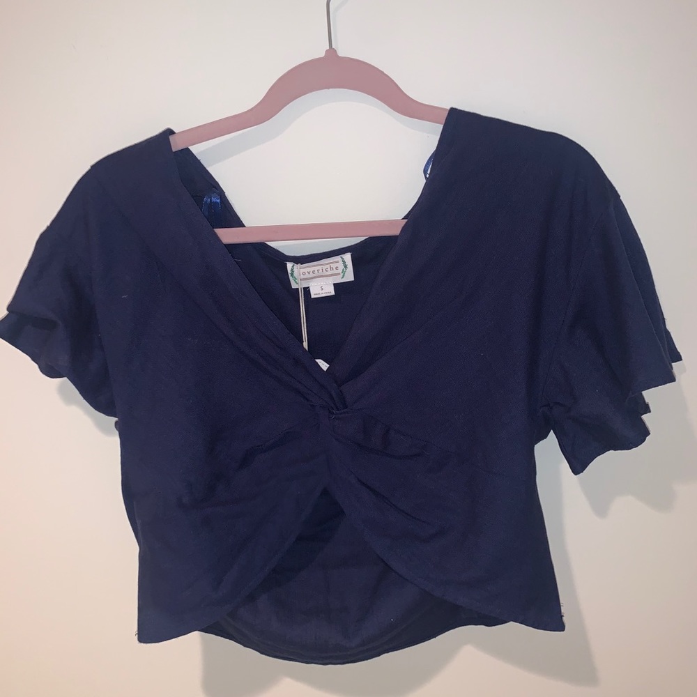 Navy Blue Short and Top Set